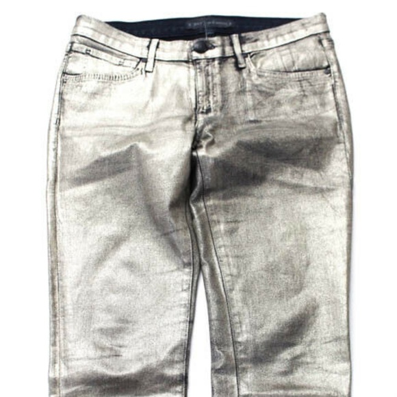 Juicy Jean Couture Metallic Gold Straight Leg 26 - Picture 3 of 8